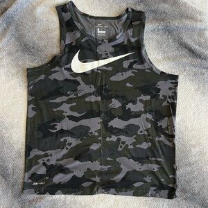 Nike Camo Dri-fit Tank Top
